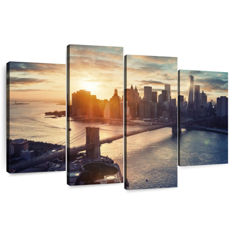Sireci Manhattan After Sunset, 27" H x 43" W