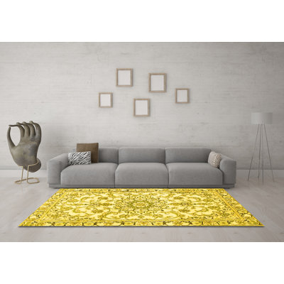 Marynn Washable Floral Indoor Rug