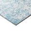 Tapis abstrait bleu / blanc tissé à la machine Zamarie-71017061