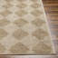 Tapis intérieur / extérieur en polypropylène tissé à la machine géométrique ivoire / brun clair-396098108