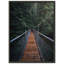 Suspension Bridge, impression d'art mural - paysage panoramique, affiche - pont architectural, vue sur la nature, impression de voyage - décoration murale inspirée du voyage - art mural minimaliste moderne - cadeau de photographie de nature urbaine-1524238439-1524238432