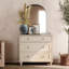 Commode moderne avec 3 tiroirs, commodes pour enfants avec large commode, rangement pour garde-robe en bois de chêne-1507424500