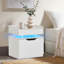 Arzie 50cm W Manufactured Wood Bedside Table