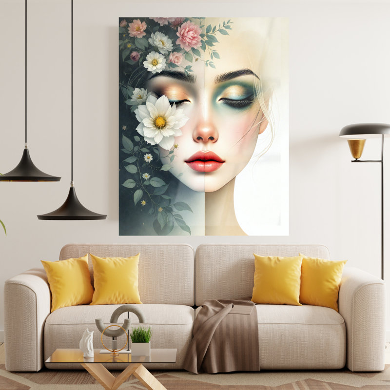Art mural en verre trempé, H 40 po x l 30 po