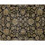 High-Quality Hand-Knotted Black And Gold Area Rug