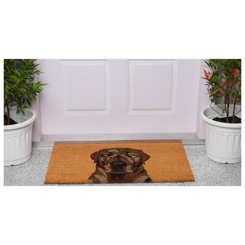 Tapis de porte antidérapant 17 po x 29 po Labrador
