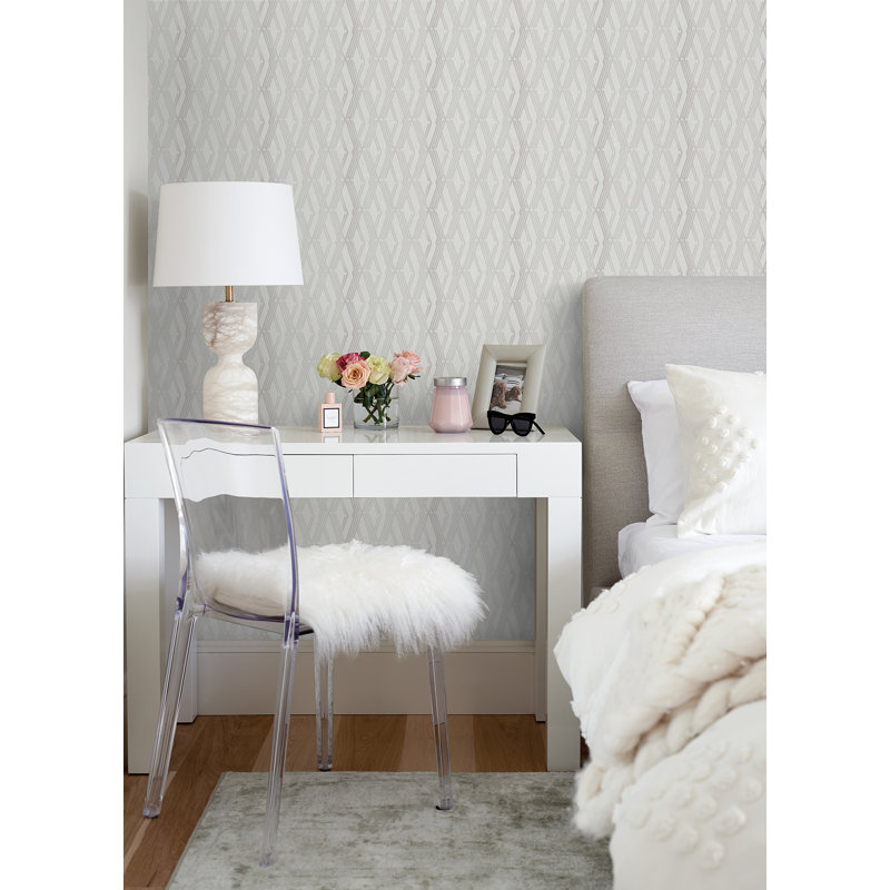 Geometric Roll, White