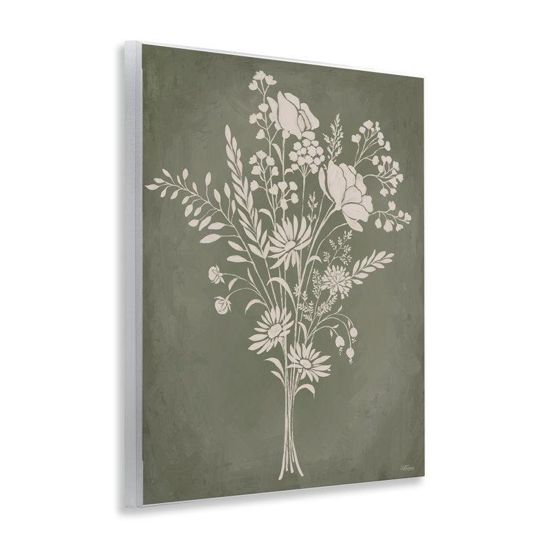 Wildflower Impression Bundle Wall Plaque, design by Cat Thurman Designs