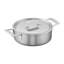 Demeyere Industry 5-Ply 4-Qt Stainless Steel Deep Saute Pan