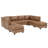 Barnwell Faux Leather U-Shaped Sectional-372726206-358446840