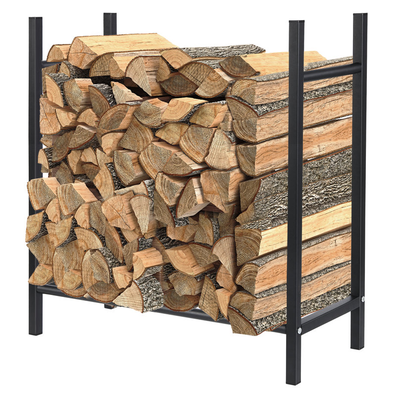 Porte-bûches en bois robuste Myleisha