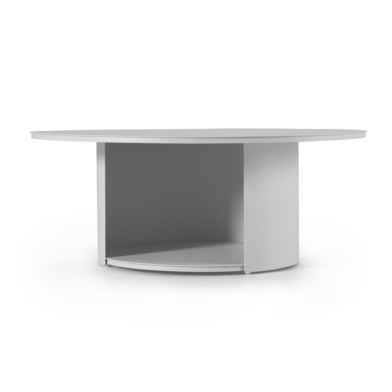 Clauson - Table basse d'extérieur blanche