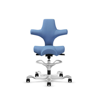HÅG Capisco Adjustable Sit-to-Stand Height Chair with Footring