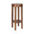 Avaria Modern Round Mango Wood Side Table-1261682150