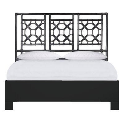 Lattice Back Platform Bed