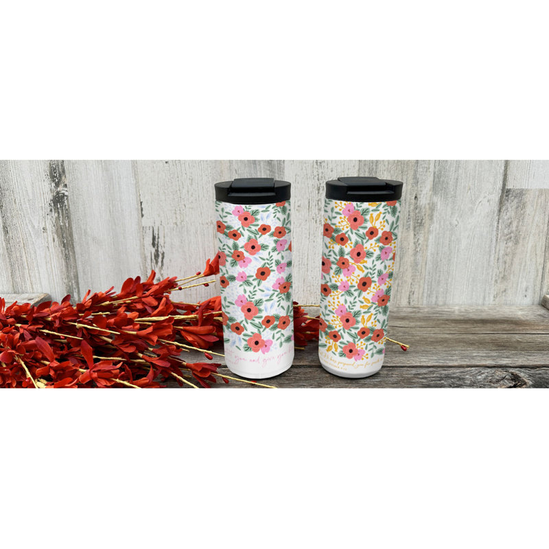 Gobelet floral «May The Lord Bless You»