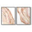 Rose Quartz I - impression encadrée de qualité supérieure - prête à être accrochée - aucun clou requis - aucun clou requis-1880286346-1880286350