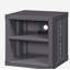 Table de chevet finition bronze industriel avec USB-118033260
