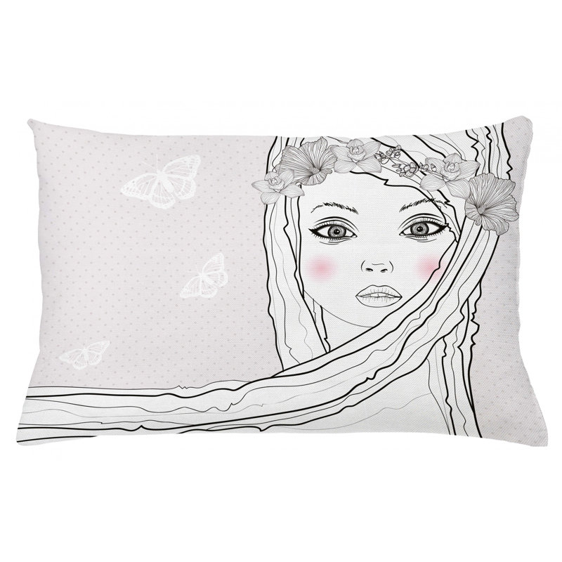 Housse de coussin lombaire intérieur/extérieur adolescent room, 16 po x 26 po