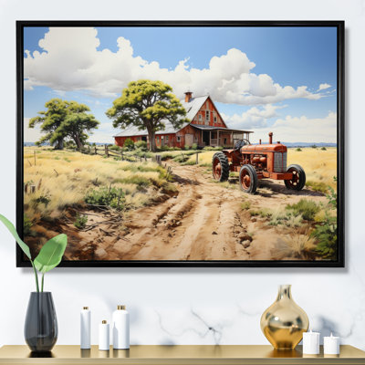 Impression sur toile Barns Rustic Charm