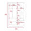 Armoire rectangulaire 1 tiroir Maltby