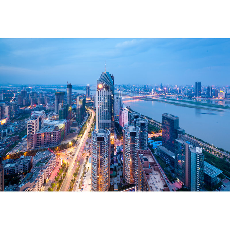 City by Zhangyang135769 - Wrapped Canvas Print, 30cm H x 46cm W