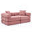 Modular Couch Sofa Bed For Apartment,Convertible Sofa Bed,Fixed-Shape Frame & Removable Armrests,Folding Mattress Couch For Small Spaces ,No Assembly ,Corduroy-2053554580
