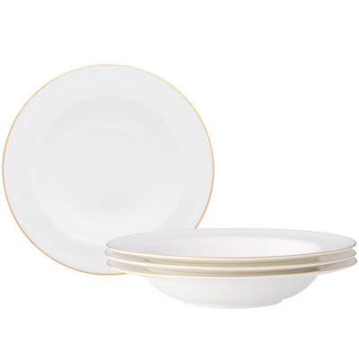 Ensemble de 4 bols à soupe Noritake Accompanist, 8,25 pouces, 12 oz.