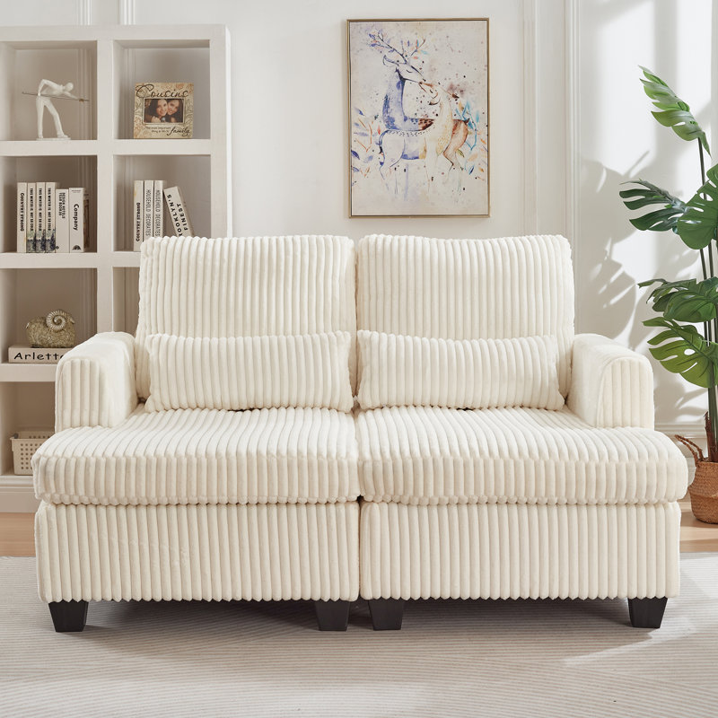 Causeuse, canapé à dossier réglable pour le salon, la chambre à coucher et un appartement, Gris foncé