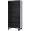 Bibliothèque mobile en acier Sandusky par l 36 po x P 18 po x H 78 po Sandusky-15959989