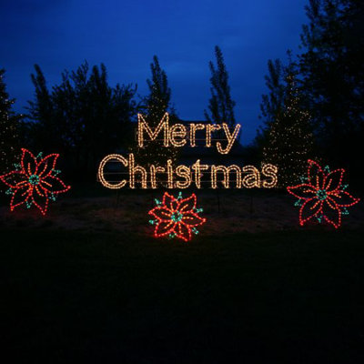 Sign LED Merry Christmas 18 ft