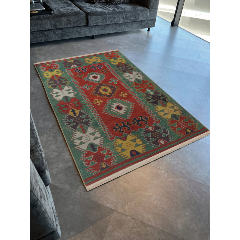 Tapis rectangulaire Villo, Rectangle 2 pi 8 po x 5 pi