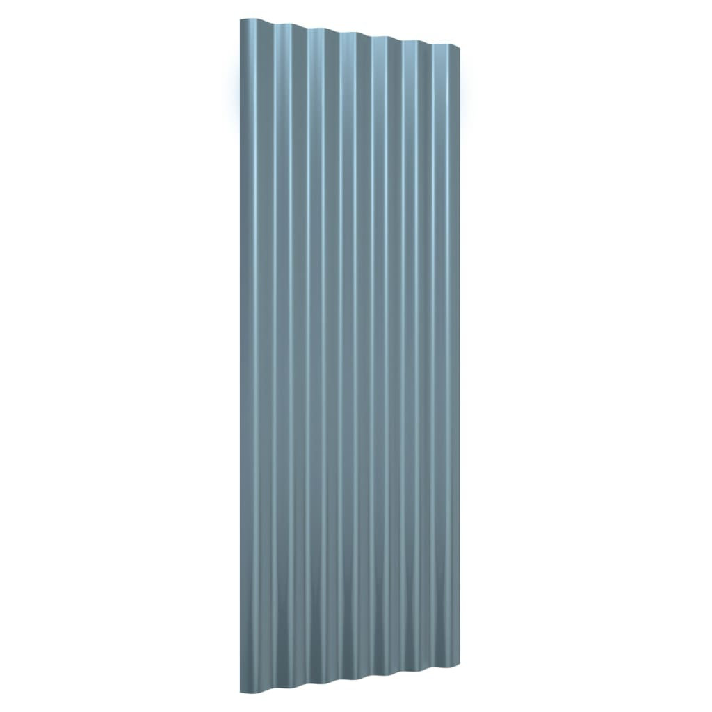 Vidaxl Roof Panels 12 Pcs Powder-Coated Steel 39.4