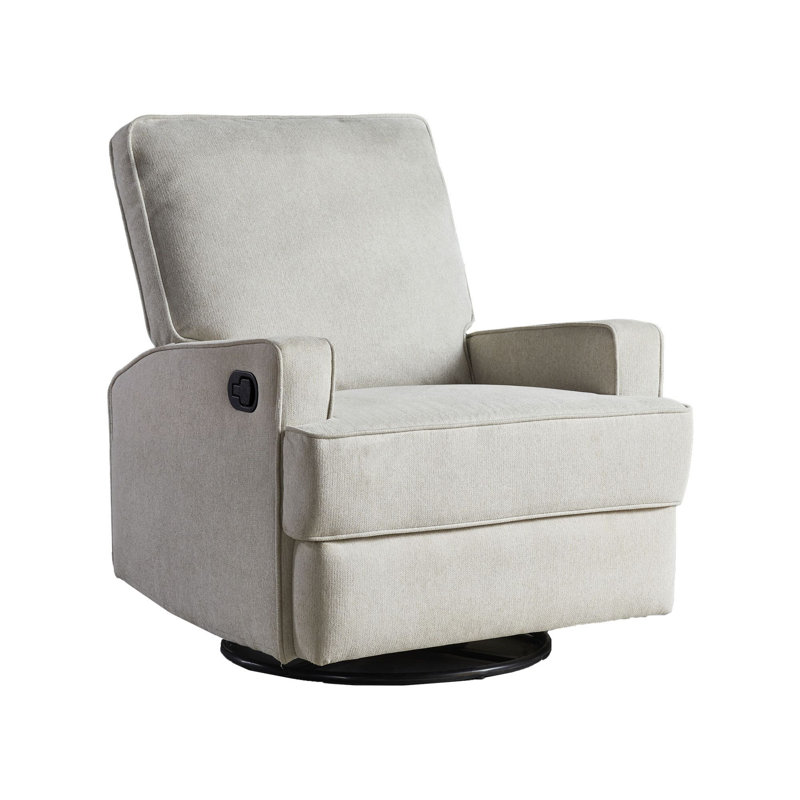 Fauteuil inclinable en tissu Hulsey, Colombe