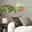 Vintage Radio Clock Beach Summer Decor Wall Clock Art - 12'' Modern Glass Wall Clock