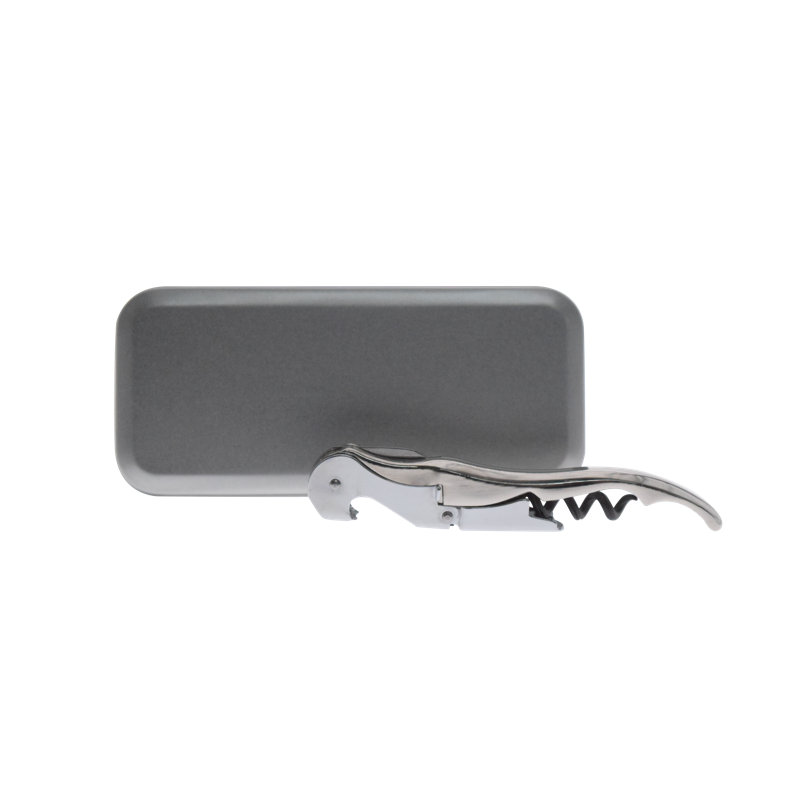 Tire-bouchon à levier double prestige, Chrome