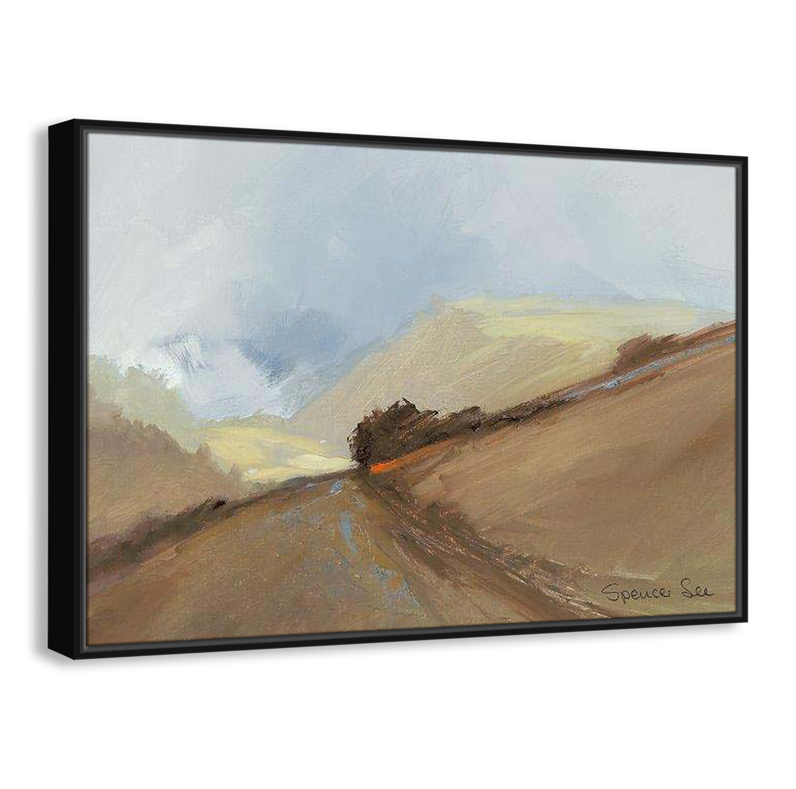 Rialta II Print, 25.5'' H x 37.5'' W x 2'' D, Black Framed