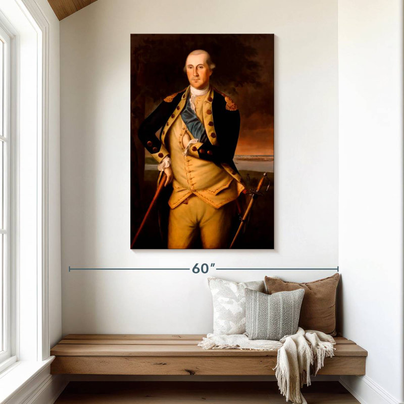 Lelar General George Washington, 48" H x 32" W