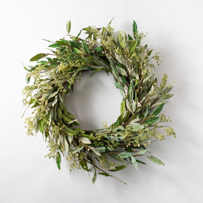 Faux Spruce Silk 21'' Wreath