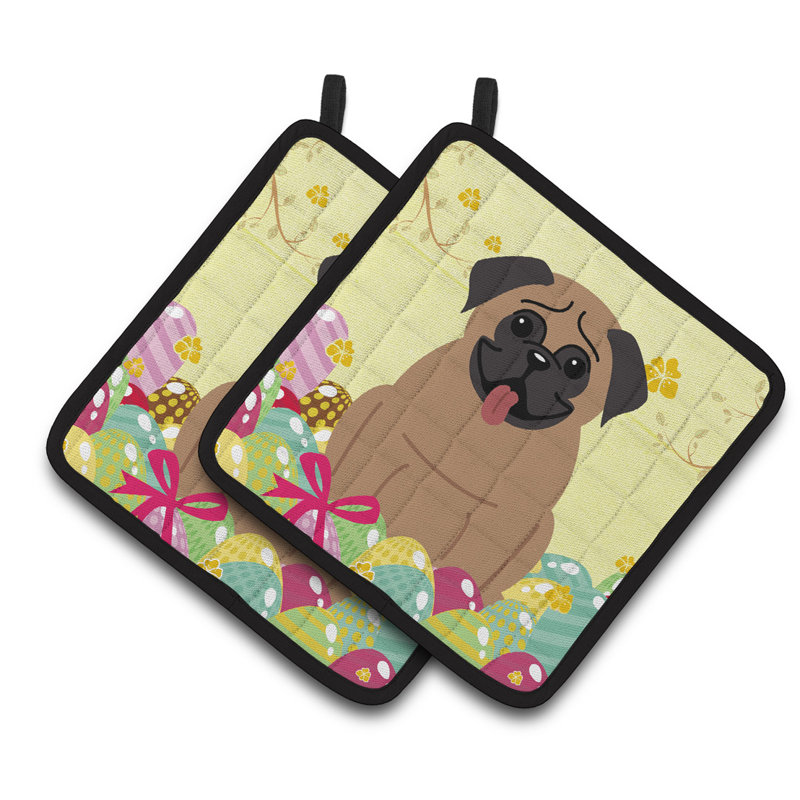 Caroline's Treasures Polyester Potholder, Brown