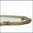 Scalloped Oval Parrett with Beaded Metal Frame