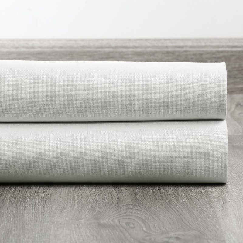 Bodulf Thermal Cross Linen Weave 100% Blackout Curtains for Bedroom & Living Room Curtains - Single Panel Drapes, 50" x 120"