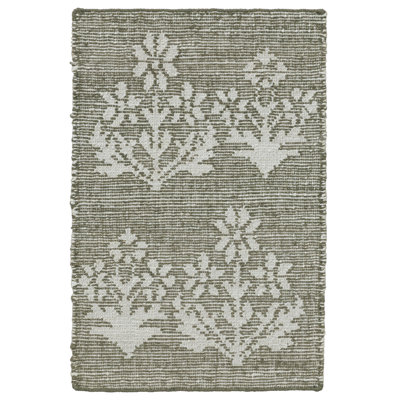 Heidi Botanical Flatweave Jute Rug