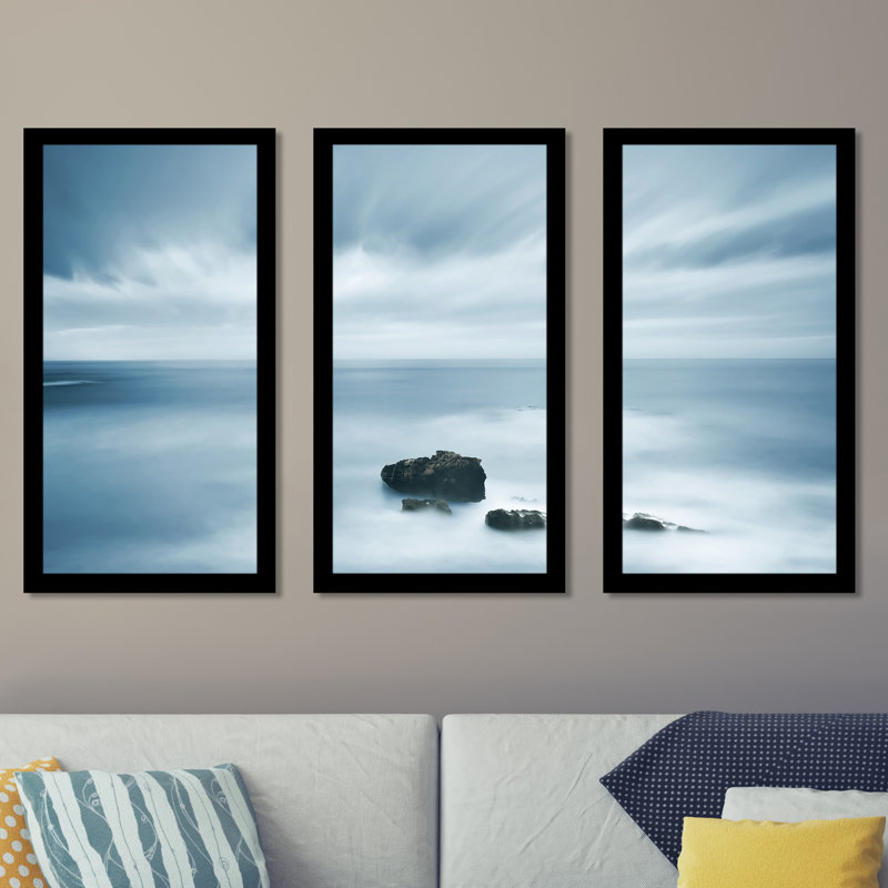 Cali Dreamin - ensemble de 3 reproductions de photos encadrées, H 25,5 po x l 40,5 po x P 1 po
