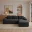 Canapé modulaire de 97 po, canapé modulaire Cloud avec assise profonde, canapé modulaire en L moderne avec méridienne et canapé rembourré pour salon, sans assemblage-1879577601-1879577600