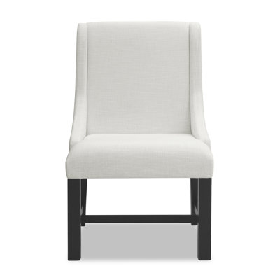 Chaise d'appoint rembourrée blanche Mya