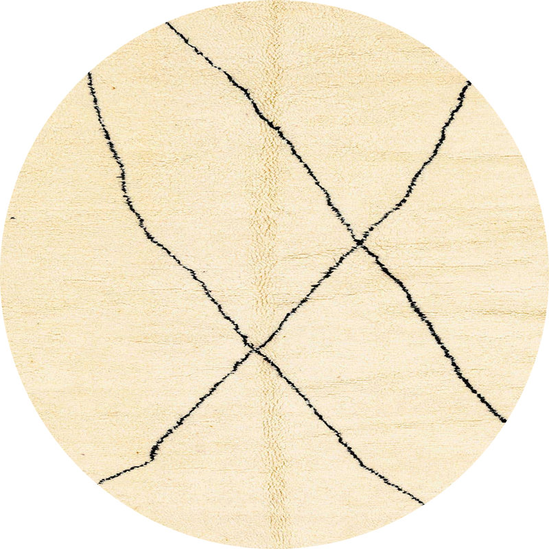 Tapis abstrait moderne 2908, Rond 4 pi