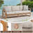 Outdoor Patio Sofa With Cushions