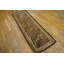 Tapis multicolore crocheté en laine antique des années 1940
