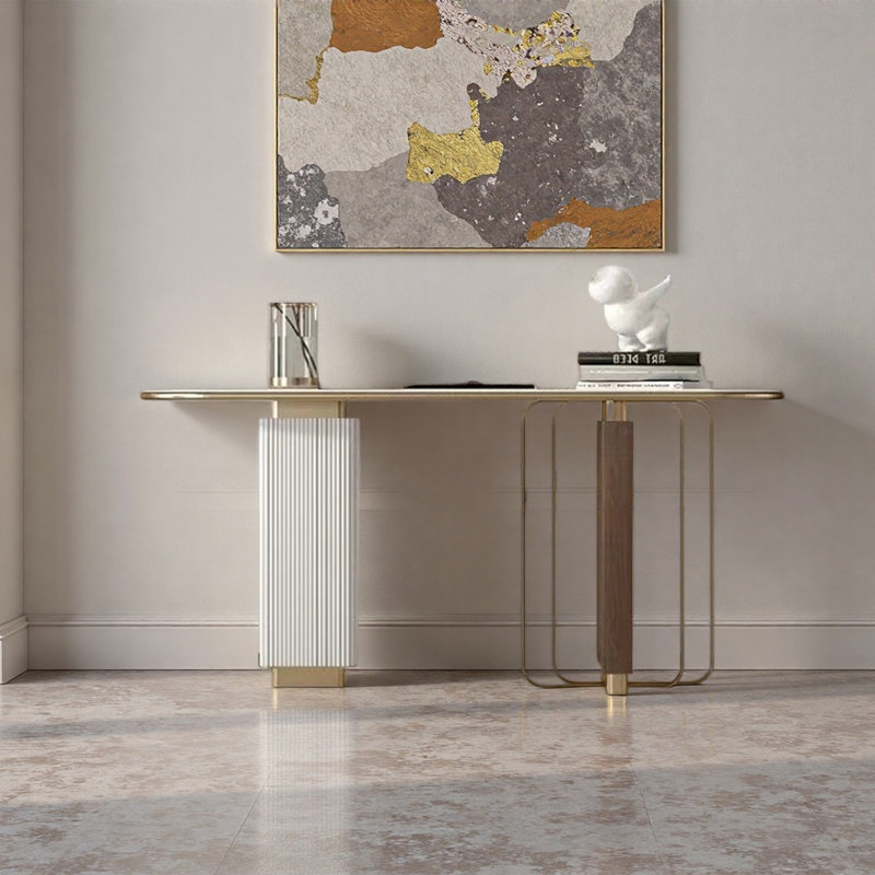 Console Modern Modern, H 33,46 po x l 63 po x P 13,78 po